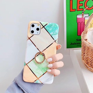 Ốp lưng iphone 11 11 pro 11 pro max Marble Soft TPU có dây đeo