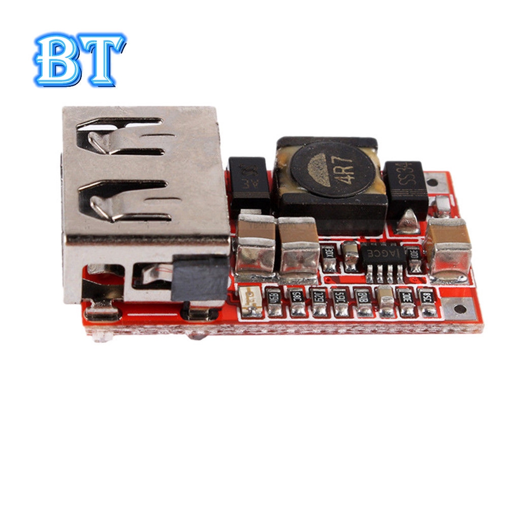 1 Mô Đun Hạ Áp 6-24V 24V 12V Xuống 5V USB DC-DC Cho Điện Thoại