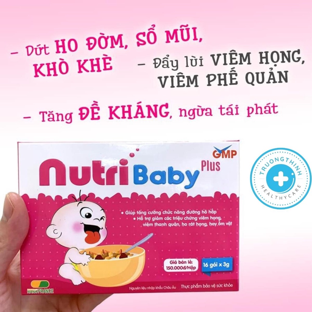 Tăng đề kháng trẻ em, giúp hạn chế viêm đường hô hấp NutriBaby Plus