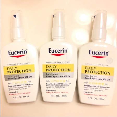 [USA] KEM DƯỠNG CHỐNG NẮNG EUCERIN DAILY PROTECTION FACE LOTION BROAD SPECTRUM SPF 30