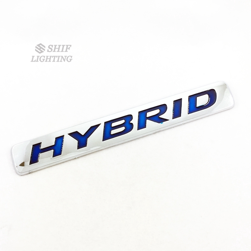 Miếng dán trang trí xe hơi độc đáo dòng chữ HYBRID