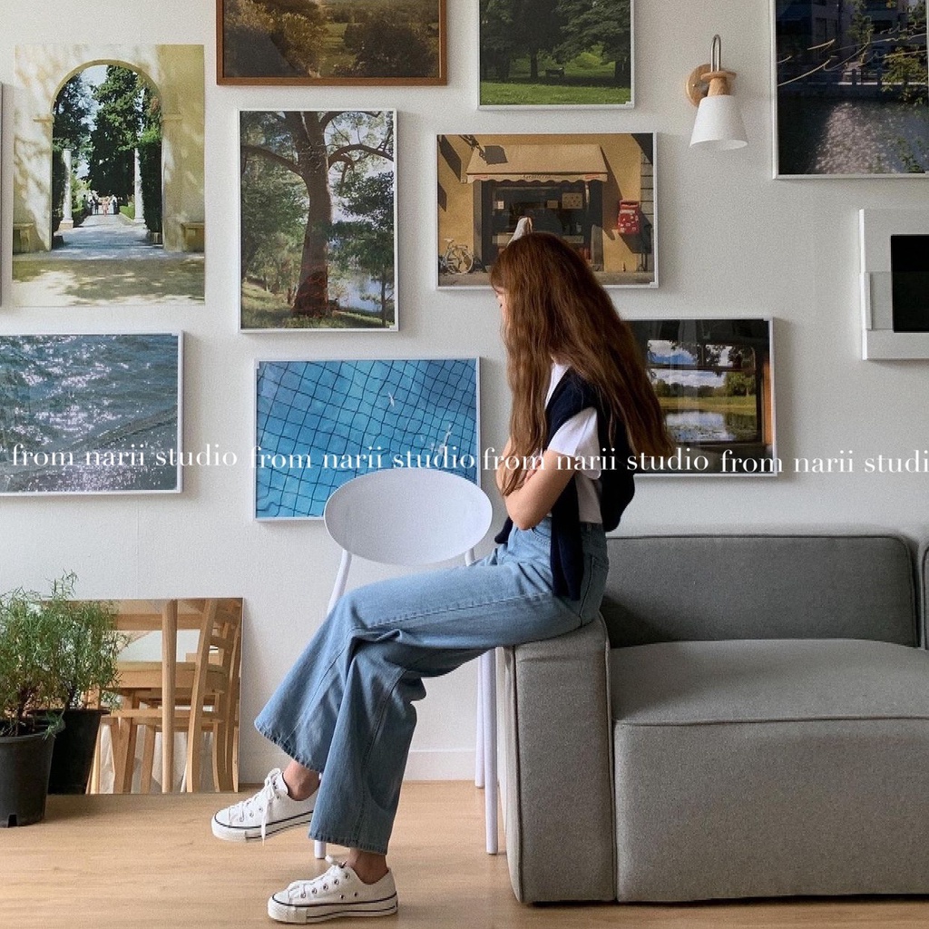 Khăn choàng cổ LOẠI DÀY MỊN NARII khăn len quàng giả áo vắt vai Hàn