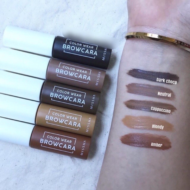 Mascara lông mày Missha Color Setting Browcara | BigBuy360 - bigbuy360.vn