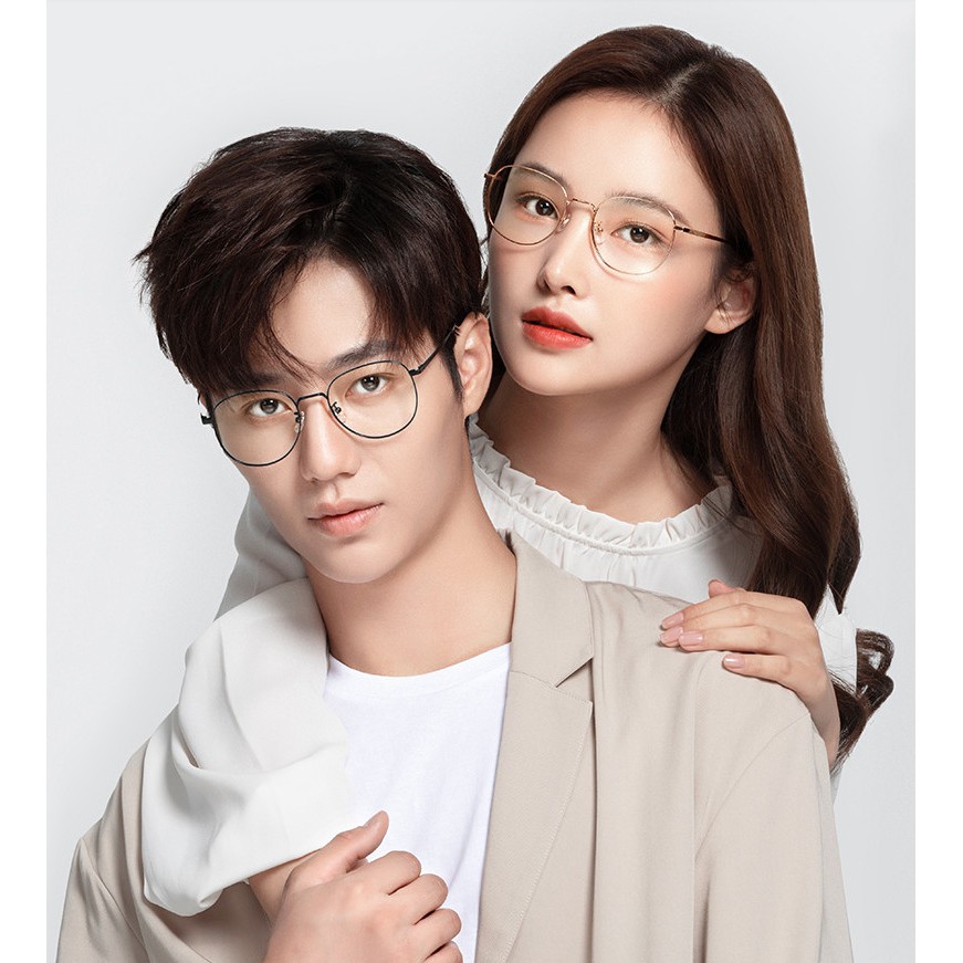 Kính không độ chống ánh sáng xanh XM gọng Titan siêu nhẹ HMJ01RM