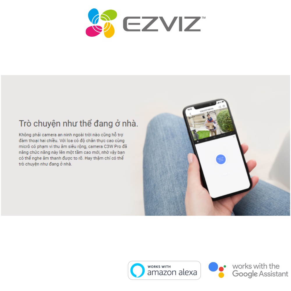 Camera EZVIZ C3W Pro 2MP/ 4MP, wifi mạnh mẽ, ngoài trời, độ phân giải 4MP, IP67, ghi hình màu ban đêm, cảnh báo chủ động
