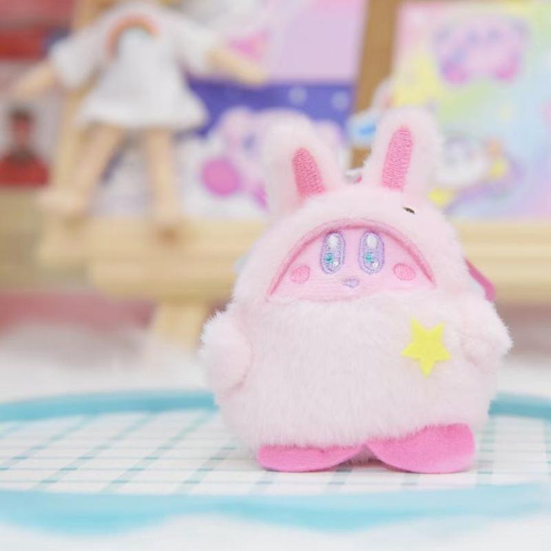 Mới Móc Khóa Hình Thú Nhồi Bông Kirby Dễ Thương