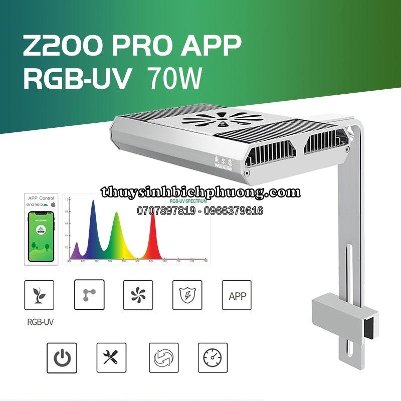 ĐÈN WEEK Z200 PRO RGB UV - ĐÈN THỦY SINH CHUYÊN TRỒNG CÂY