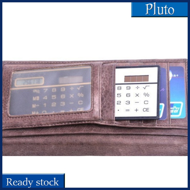 Mới Máy Tính Năng Lượng Mặt Trời Cầm Tay Mini Bỏ Túi