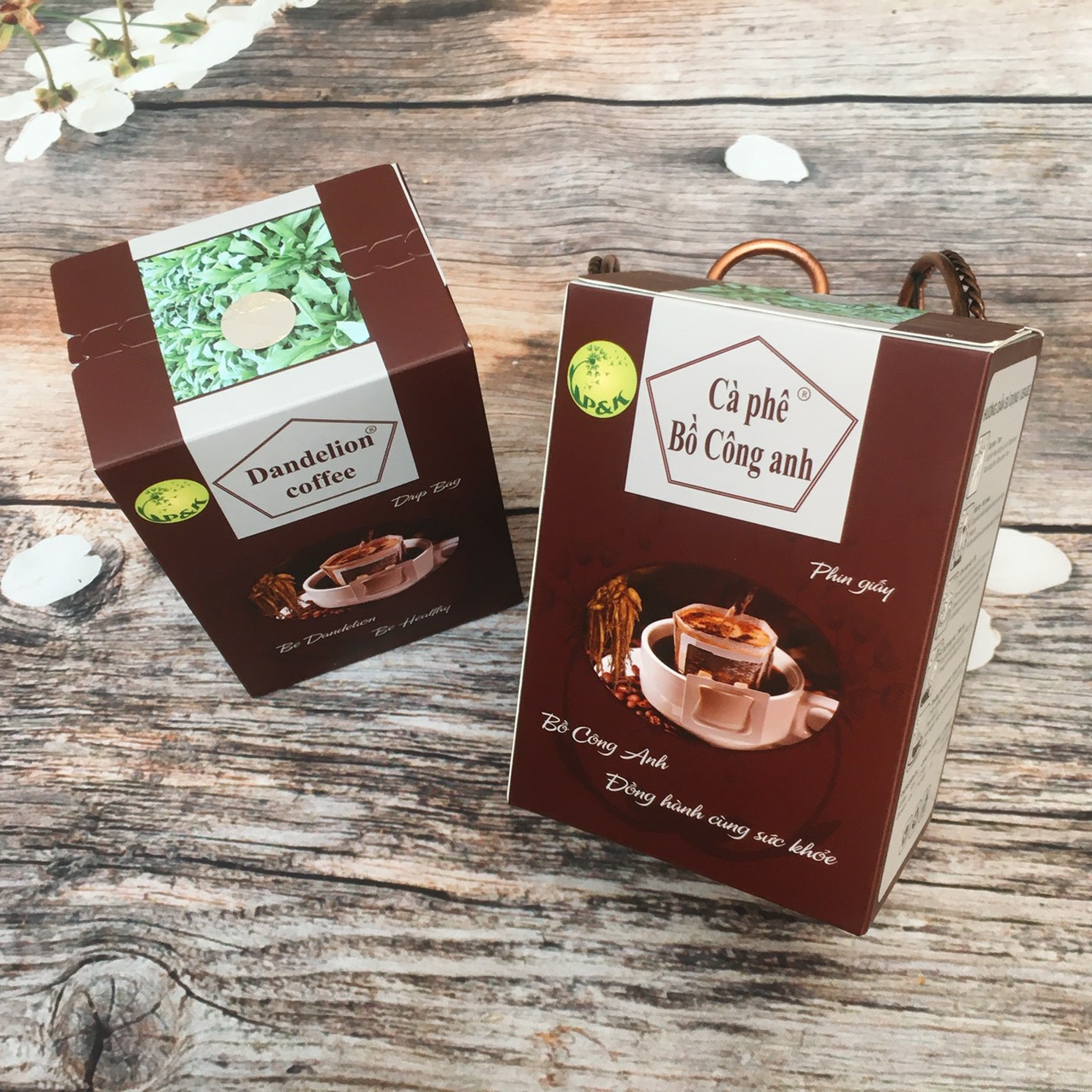 Cà Phê Bồ Công Anh (Dandelion Coffee) - Hộp 6 Phin Giấy - P & K