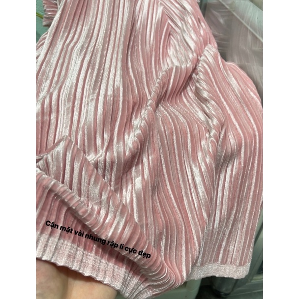 Vải nhung tuyết gãy, nhung rập li hàn quốc( hàng cây may váy, áo dài, sét bộ nhung…)