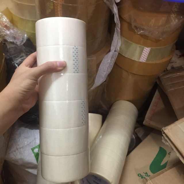 1 cây băng dính 2 Mặt loại dày nhiều cuộn
