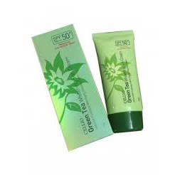 [L&V] Kem Chống Nắng CELLIO Green Tea Whitening Sun Cream SPF50 PA+ - Chống Nắng, Kháng Khuẩn, Mềm Mịn Làn Da