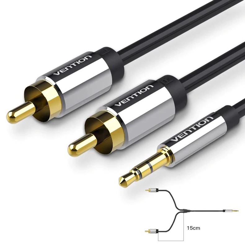 Dây cáp âm thanh chuyển đổi RCA 3.5mm tiện dụng