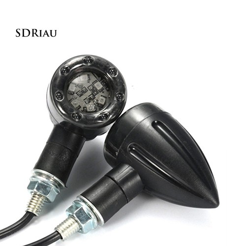 Set 2 đèn led báo rẽ gắn sau xe máy 12V