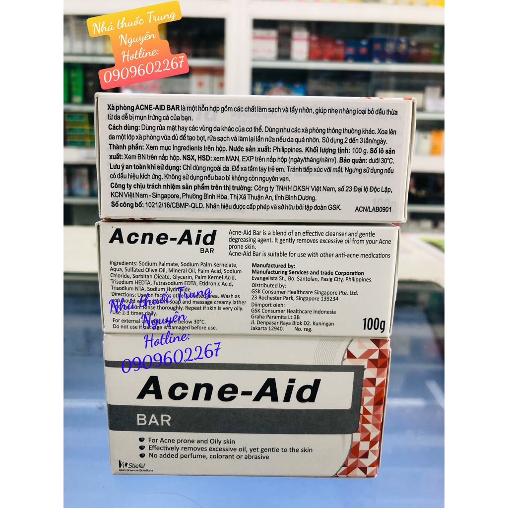 XÀ PHÒNG ngừa MỤN ACNE-AID BAR