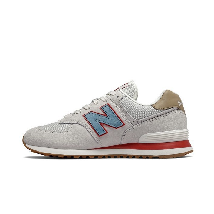 【Bắn thật】New Balance cổ điển trung tính ML574NCB Răng trắng nam