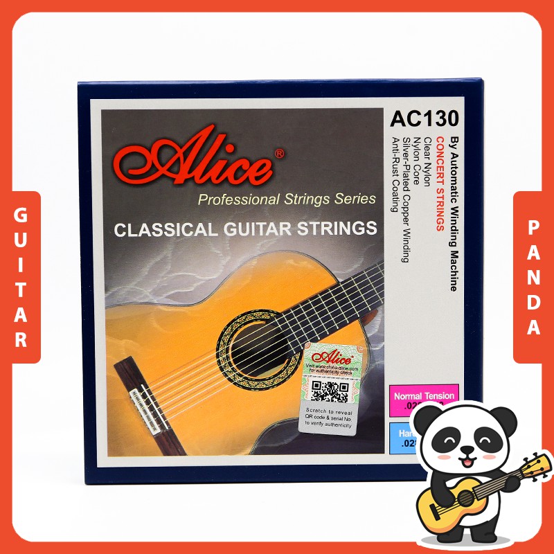 [Chính Hãng] Dây Đàn Guitar Classic Alice AC130 Dây Nylon Hợp Kim Đồng Mạ Bạc Lớp Phủ Chống Rỉ