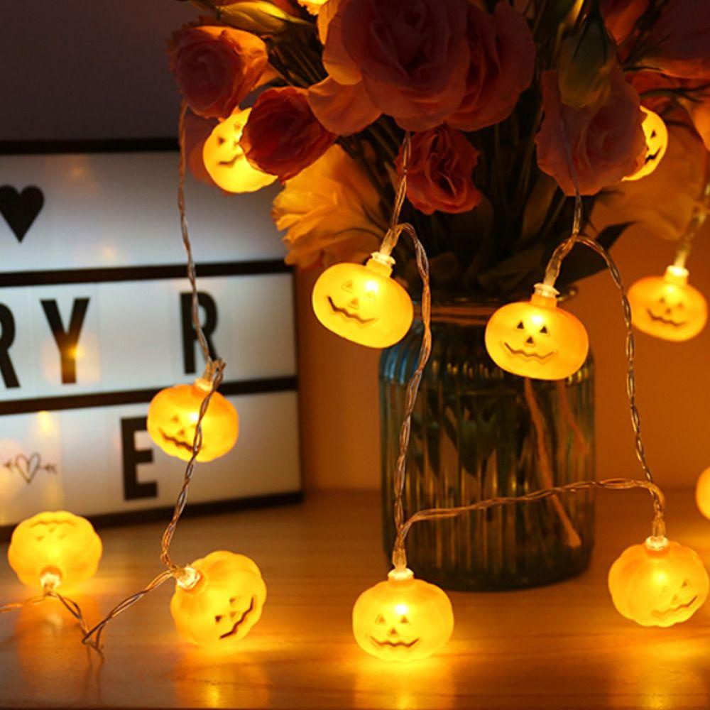 Đèn Led Phát Sáng Hình Quả Bí Ngô, Nhện