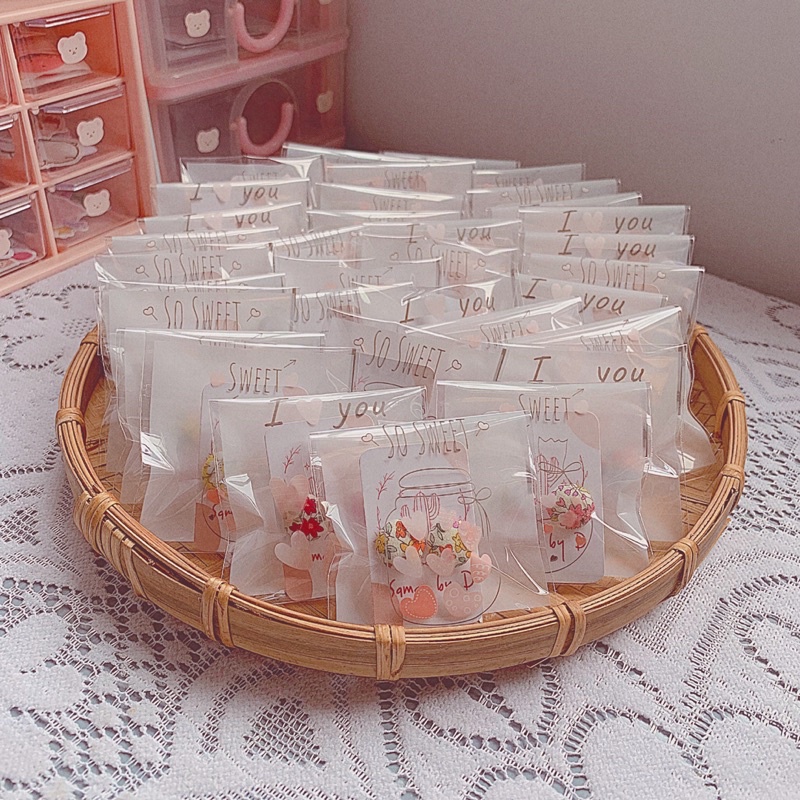 Bông tai handmade hạt kẹo