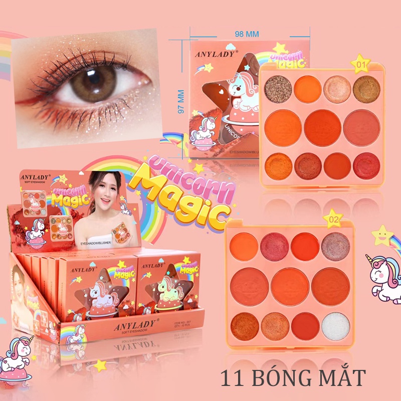 Bộ trang điểm 17 món đầy đủ set trang điểm đầy đủ cơ bản bộ makeup đầy đủ nội địa trung KISS BEAUTY PS-17JT-A01