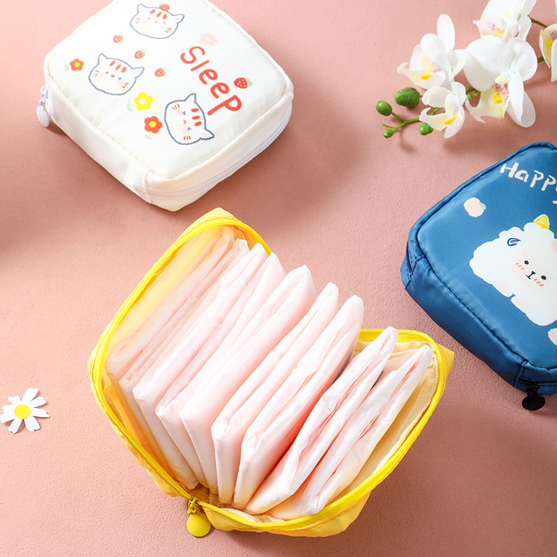 Túi đựng đồ trang điểm/ dây cáp/ tai nghe/ chìa khóa đa năng chống thấm nước