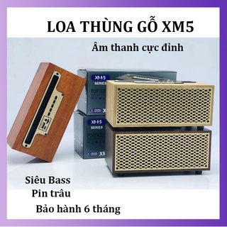 Loa bluetooth , loa XM5 thùng gỗ , thiết kế cổ điển sang trọng ,có giá để điện thoại ,âm thanh cực hay ,bảo hành 1 đổi 1
