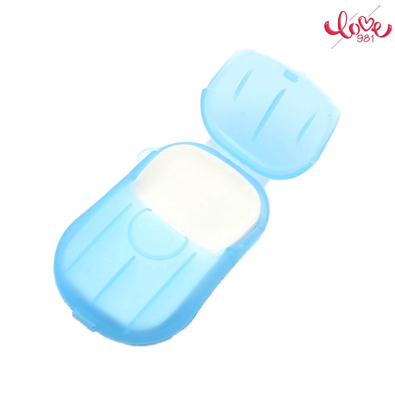 Hộp Đựng Xà Phòng Giấy Mini 20 Ngăn Tiện Dụng Cho Du Lịch