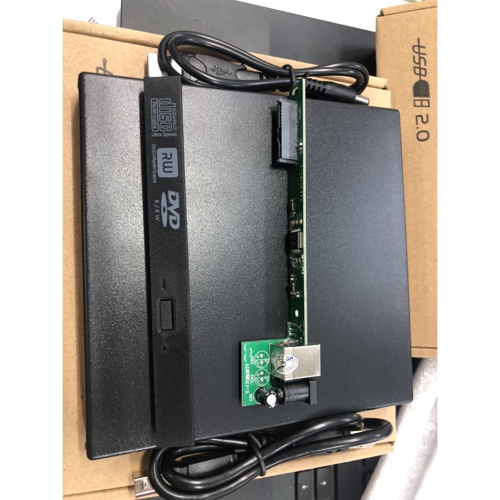 Box DVD  ⚡ Free Ship⚡Box DVD Đựng Ổ Đĩa DVD Laptop Gắn Ngoài Qua Cổng USB Loai Mỏng 9.5mm / Dày 12.7mm | BigBuy360 - bigbuy360.vn