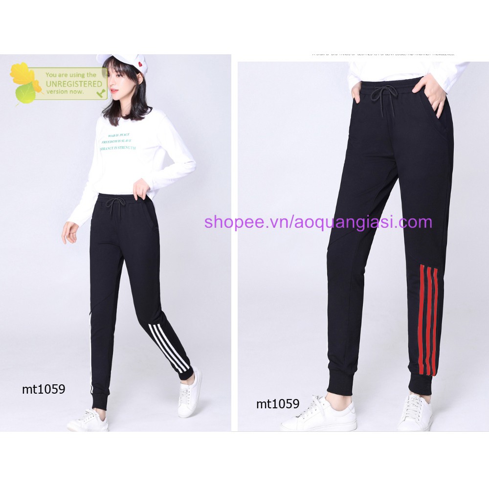 Quần Thể Thao Jogger 3 Sọc Ngắn Mt1059, MT1037, MT517, mt287, mt558, mt297, mt340 aoquangiasi.com quần tập thể thao