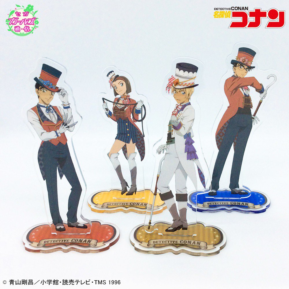 Standee Conan Movie 23, Shinichi, Kid, Akai, Amuro, Ran, Makoto, Sonoko