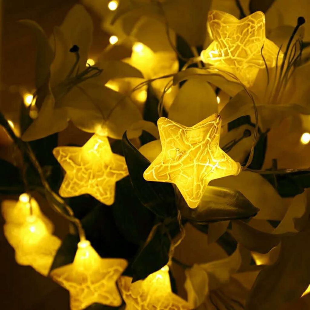 Dây đèn led dài 3m hình ngôi sao xinh xắn