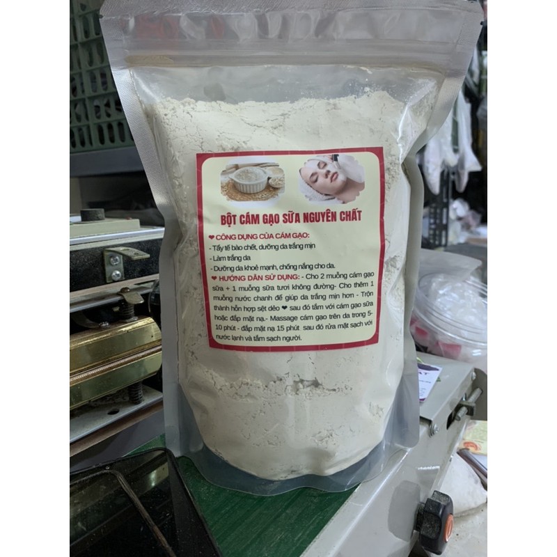 1kg bột cám gạo sữa đắp mặt tắm trắng hàng thơm mịn hàng handmade giá tại xưởng