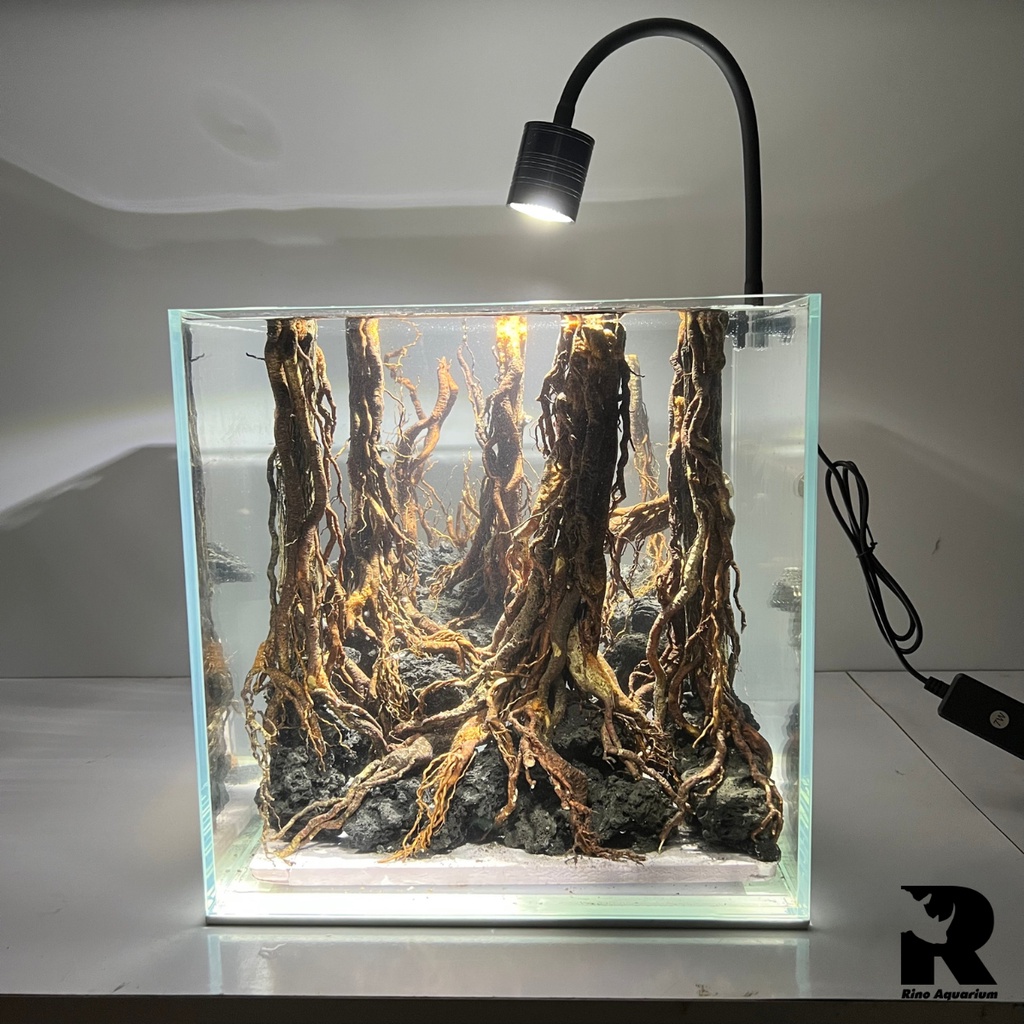 Đèn LED Rọi CEBO COCO Mini Spotlight SD-300 7W  3 Chế Độ Màu Cho Hồ Cá Cảnh, Hồ Thủy Sinh, Hồ Biotope