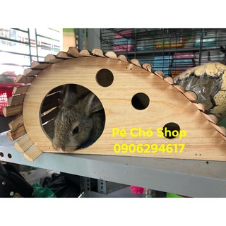 Nhà Ngủ Gỗ Thông kích thước SIÊU TO cho nhím,bọ ú ,sóc.