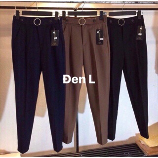 Quần Baggy màu đen size L chất đẹp