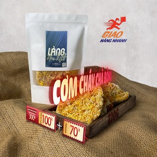 Cơm cháy chà bông nhà làm 220g Làng Ăn Vặt loại 1 đồ ăn vặt Đà Lạt thơm ngon bổ rẻ