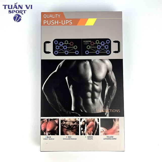 Dụng cụ Hít đất - Bàn tập chống đẩy đa năng -Cải Tiến Tháo Rời-Nhiều Nút, Nhiều Bài Tập Hơn –Kèm miếng chống trượt