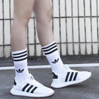 Tất adidas cao cổ nam nữ hàng cotton xuất dư phong cách thể thao hàn quốc TC02