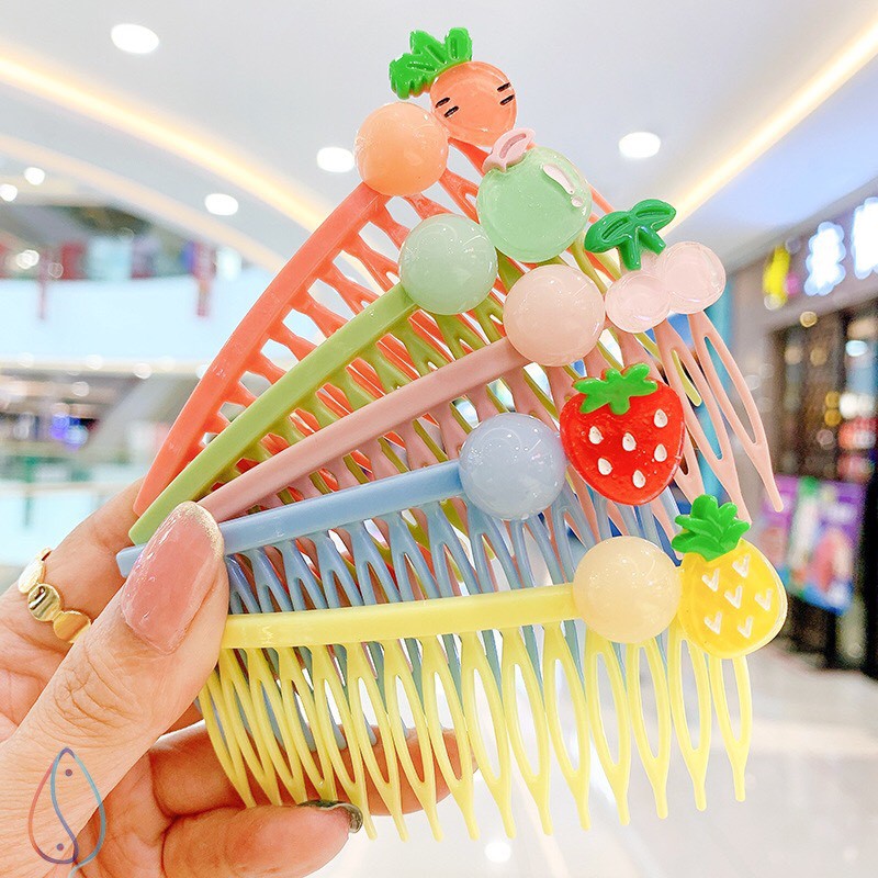 Cài tóc, xược mái cho bé gái cực xinh nhiều màu gắn phụ kiện phong cách Hàn Quốc - Selenshop