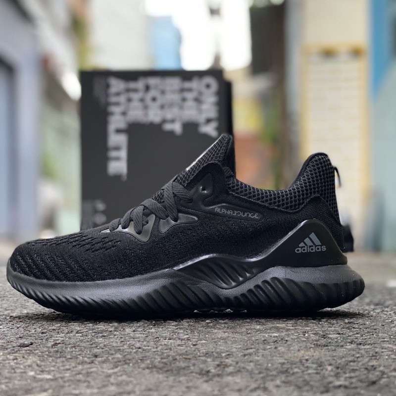 ] Giầy thể thao Alpha bounce full đen nam kiểu sneaker( fullbox, hình thật, freeship) | BigBuy360 - bigbuy360.vn