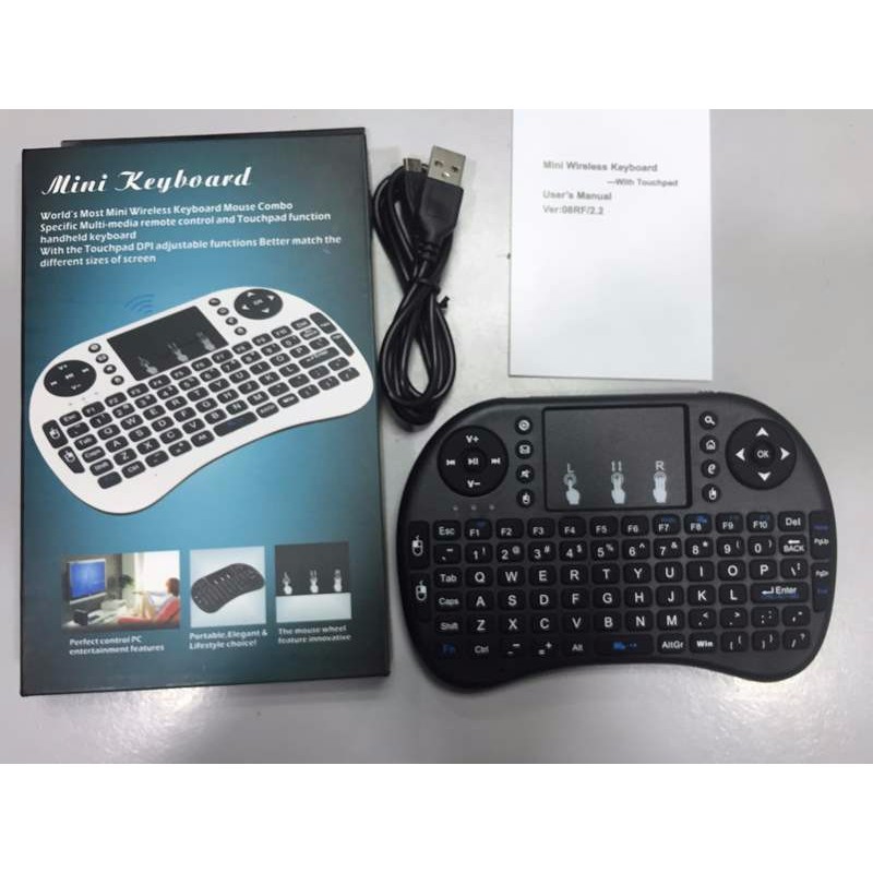 Bàn Phím cảm ứng Kiêm Chuột Máy Tính Không Dây MWK08 cho đầu android tv box