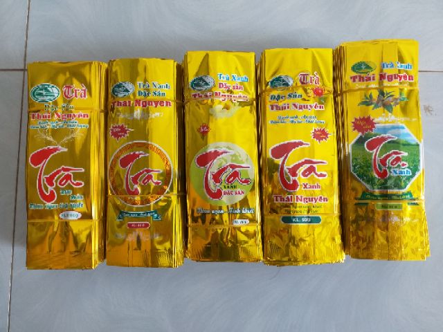 Combo 100 túi hút chân không chè loại 50g