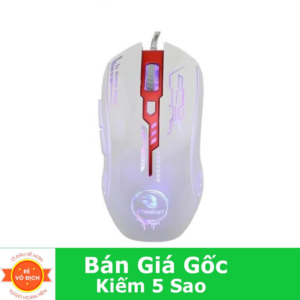 Chuột Bosston GM200 LED GAME với hoa văn mạnh mẽ hiện đại, cùng hệ thống đèn LED tự chuyển màu đẹp mắt EP11220