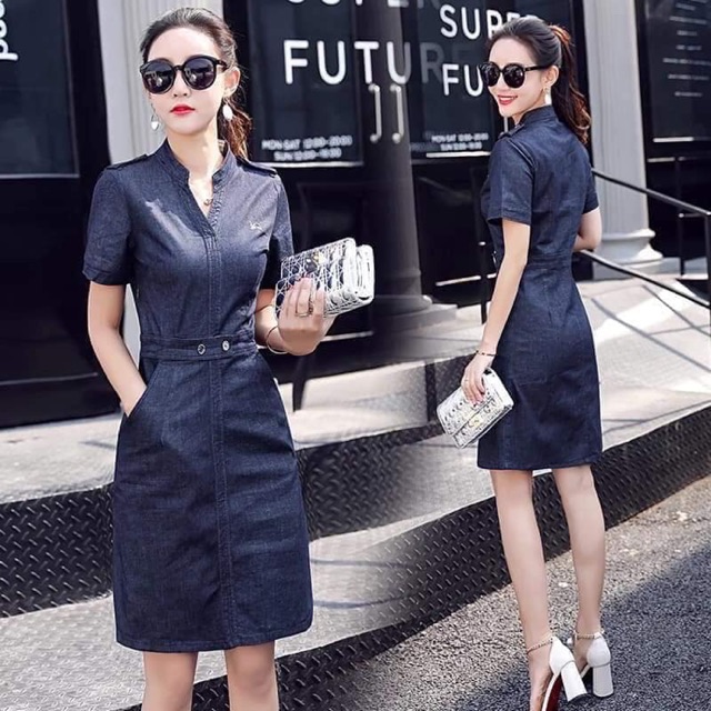 VÁY JEAN CHIẾT EO