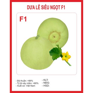 Hạt Giống Dưa Lê Siêu Ngọt - 20 Hạt