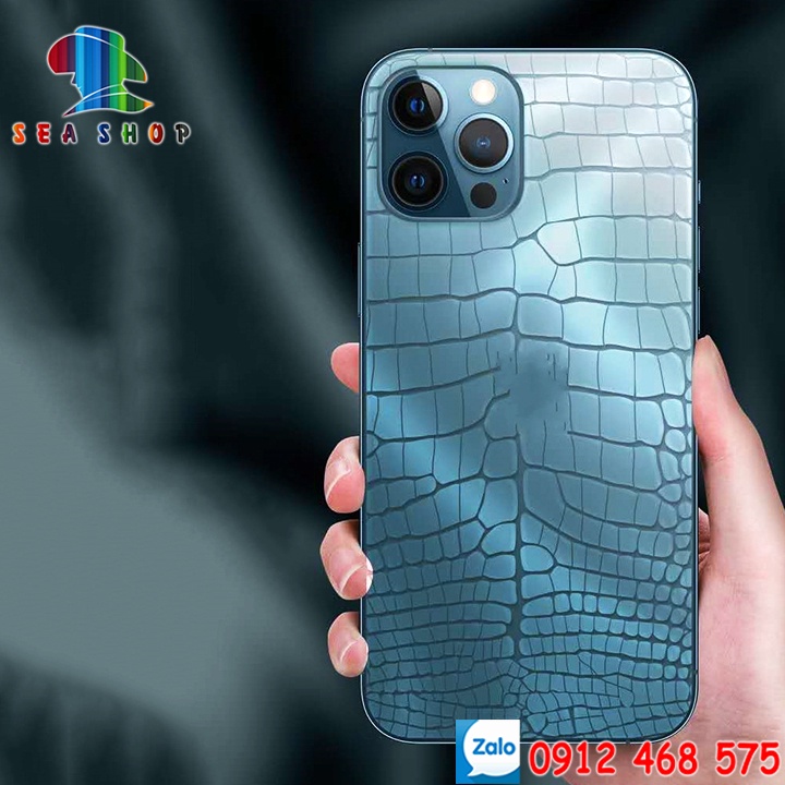 Dán PPF vân cá sấu cho iPhone 6,7,8, Plus. XS Max. XR, 11 Pro Max, 12 Mini - Chống va đập và chống vỡ cho điện thoại