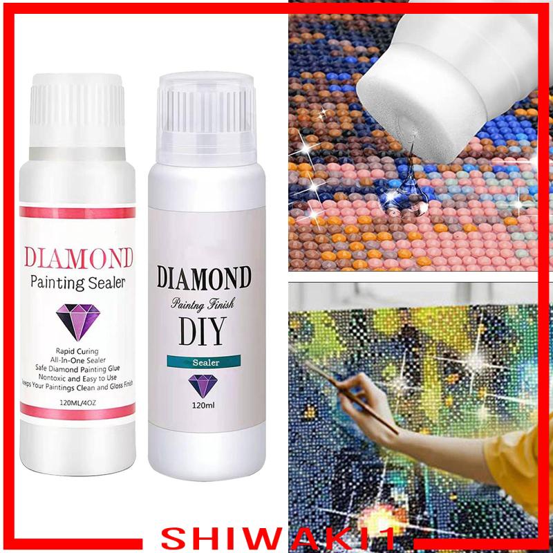 Keo Dán Tranh Đính Đá 120ml Hiệu Ứng Ánh Kim DIY