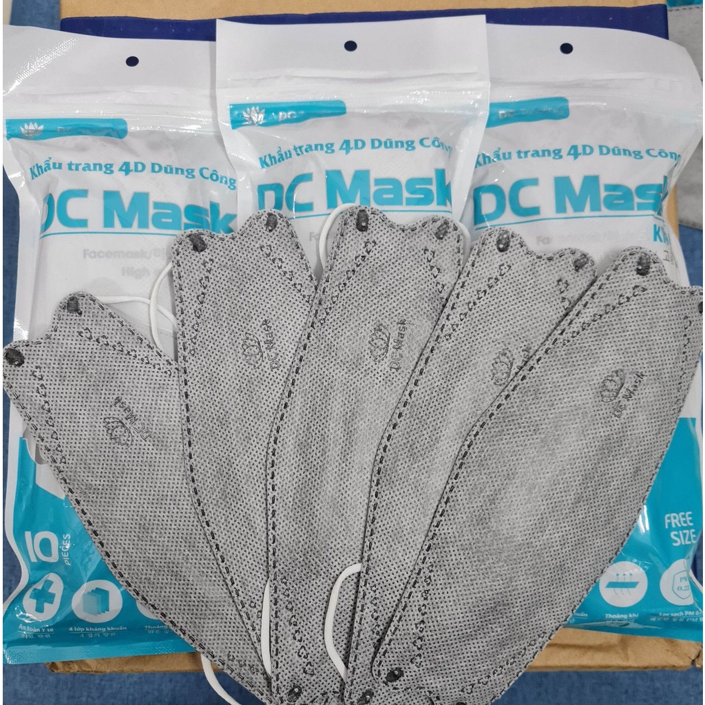 Thùng 300c Khẩu trang KF94 Mask 4 lớp chống bụi mịn và kháng khuẩn hàng cao cấp