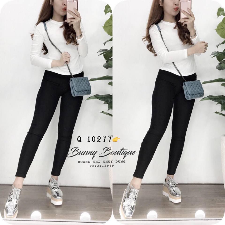 Quần thun legging nâng mông tôn dáng
