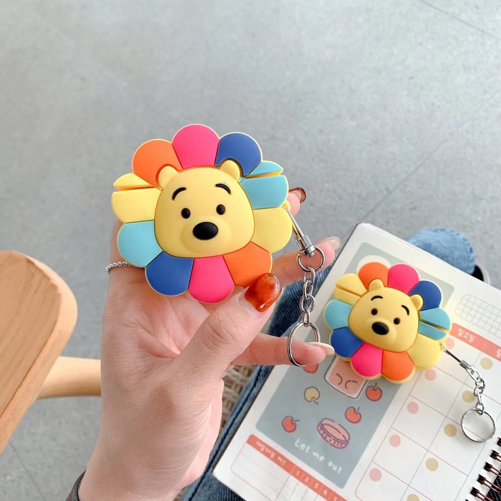 Disney Vỏ Bảo Vệ Hộp Sạc Tai Nghe Airpods 1 / 2 / Pro Hình Gấu Pooh / Hoa Hướng Dương Xinh Xắn | BigBuy360 - bigbuy360.vn